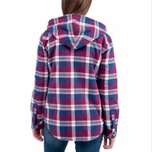 BOSTON TRADERS Jackets & Coats - Boston Traders Ladies' Sherpa Lined Hooded Flannel BOSTON TRADERS Jackets & Coats - Boston Traders Ladies' Sherpa Lined Hooded Flannel